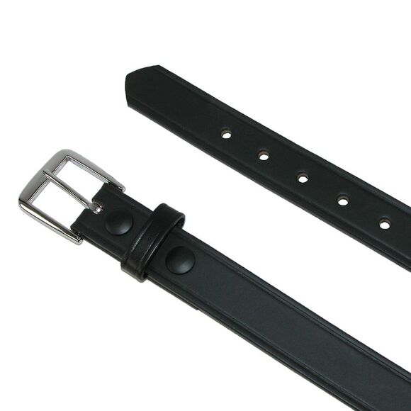 Boston Leather Men's Sports Officials Leather Belt - Picture 2 of 3